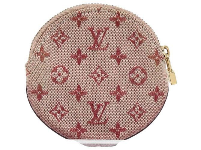 LOUIS VUITTON Monogram Mini Monedero Ron Monedero Rojo M92462 Auth gh1169 Roja - vista 2