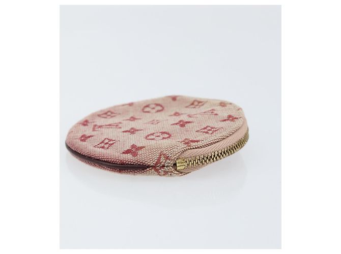 LOUIS VUITTON Monogram Mini Monedero Ron Monedero Rojo M92462 Auth gh1169 Roja - vista 3
