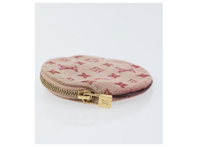 LOUIS VUITTON Monogram Mini Monedero Ron Monedero Rojo M92462 Auth gh1169 Roja - vista 4