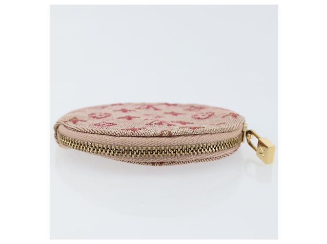 LOUIS VUITTON Monogram Mini Monedero Ron Monedero Rojo M92462 Auth gh1169 Roja - vista 5