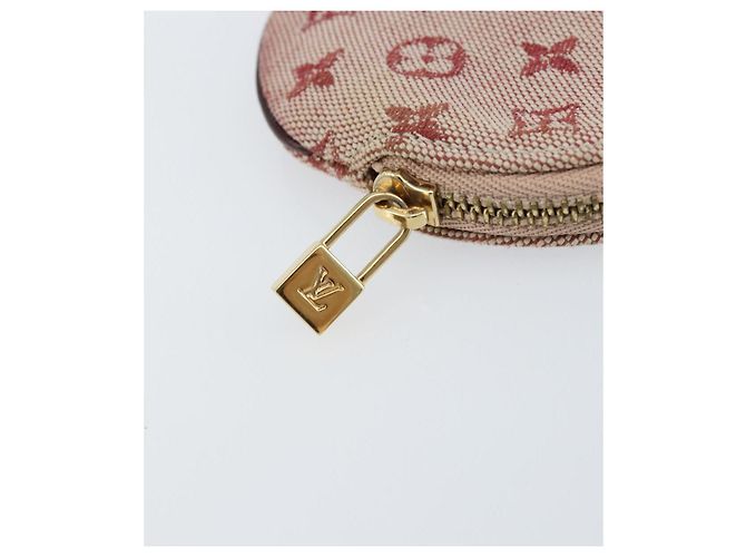LOUIS VUITTON Monogram Mini Monedero Ron Monedero Rojo M92462 Auth gh1169 Roja - vista 8