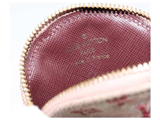 LOUIS VUITTON Monogram Mini Monedero Ron Monedero Rojo M92462 Auth gh1169 Roja - vista 9