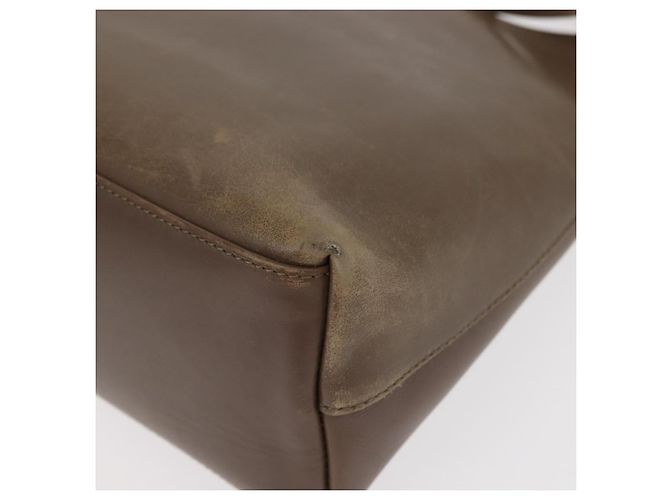 Borsa a mano in pelle Gucci Bamboo marrone oro 001 2058 1883 0 Auth ep11407 D'oro - vista 16