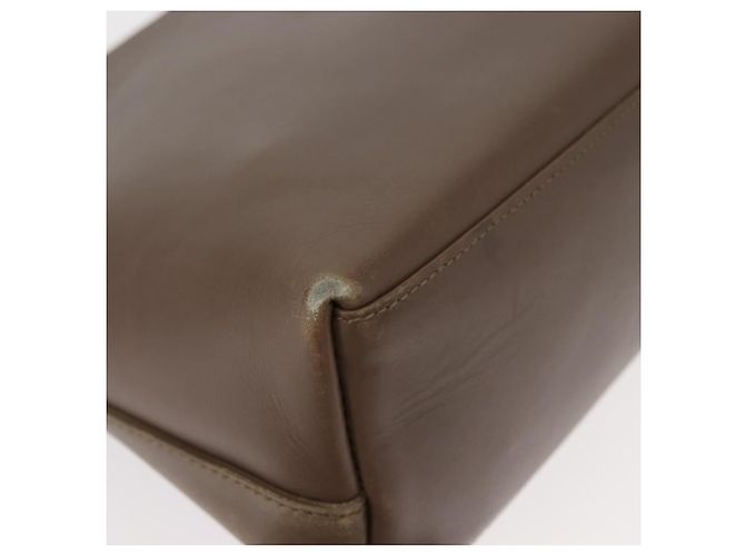 Borsa a mano in pelle Gucci Bamboo marrone oro 001 2058 1883 0 Auth ep11407 D'oro - vista 9