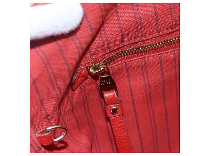 LOUIS VUITTON Monogram Empreinte Citadines PM Bag Orange M40556 LV Auth 141975 - view 18
