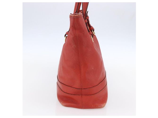 LOUIS VUITTON Monogram Empreinte Citadines PM Bag Orange M40556 LV Auth 141975 - view 3