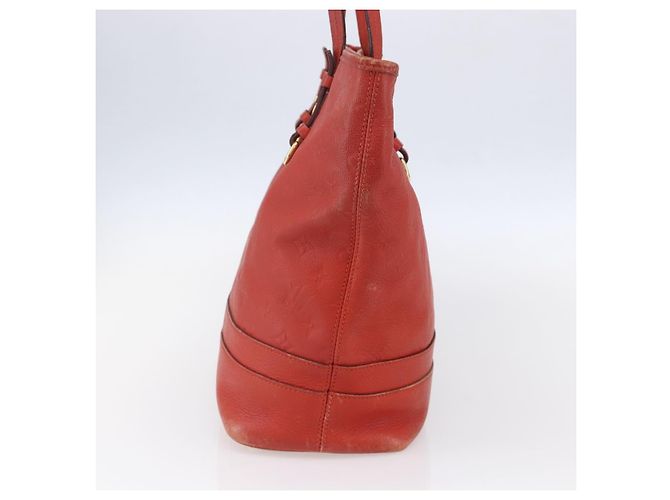 LOUIS VUITTON Monogram Empreinte Citadines PM Bag Orange M40556 LV Auth 141975 - view 4