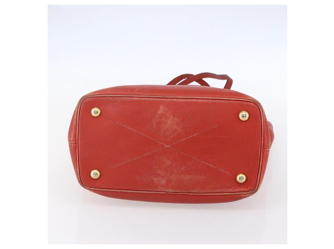 LOUIS VUITTON Monogram Empreinte Citadines PM Bag Orange M40556 LV Auth 141975 - view 5