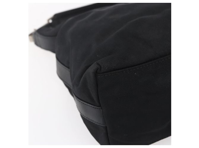 Borsa a Spalla GUCCI Nylon Nero Argento 000 0602 Auth ep12075 - vista 14