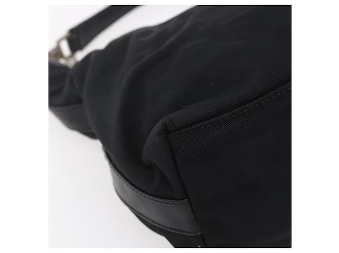 Borsa a Spalla GUCCI Nylon Nero Argento 000 0602 Auth ep12075 - vista 16