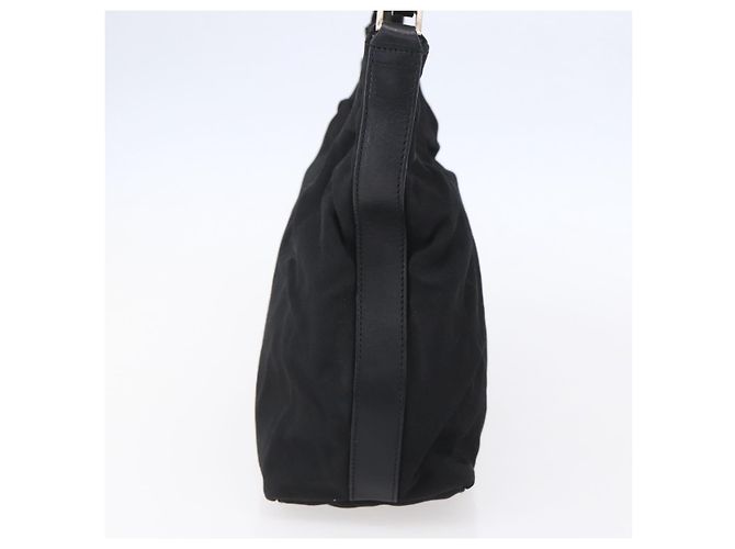 Borsa a Spalla GUCCI Nylon Nero Argento 000 0602 Auth ep12075 - vista 4