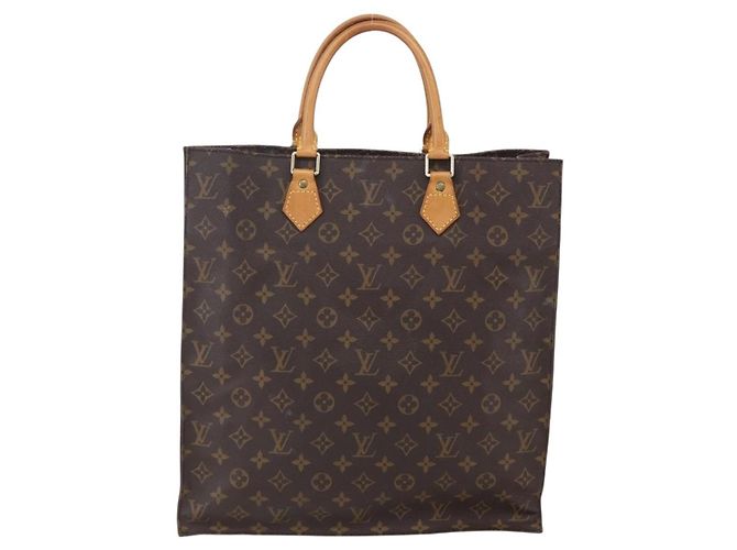 LOUIS VUITTON Borsa Sac Plat Monogram M51140 LV Auth 150241 Monogramma - vista 2