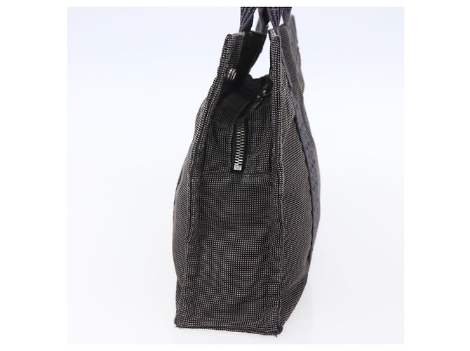 Hermès HERMES Handtasche Her Line PM Canvas Grau Auth 150368 Braun - Ansicht 5