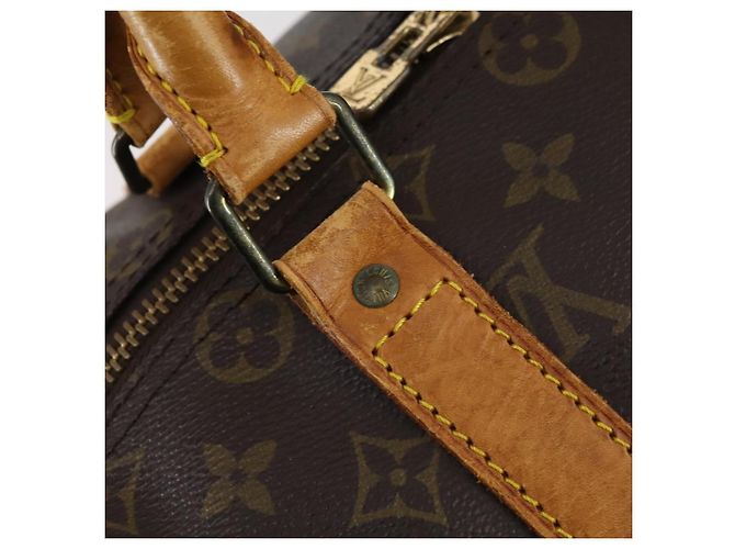LOUIS VUITTON Borsa Boston Monogram Keepall 45 M41428 LV Auth 146595 Monogramma - vista 17