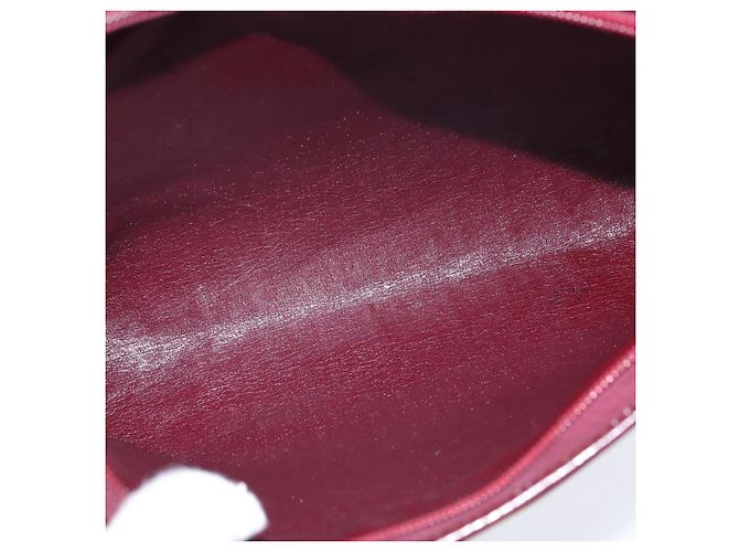 Borsa a Spalla in Tela Trotter Christian Dior Rossa Oro Auth 150751 Rosso D'oro - vista 12