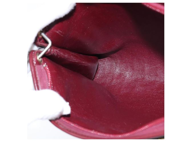 Borsa a Spalla in Tela Trotter Christian Dior Rossa Oro Auth 150751 Rosso D'oro - vista 19