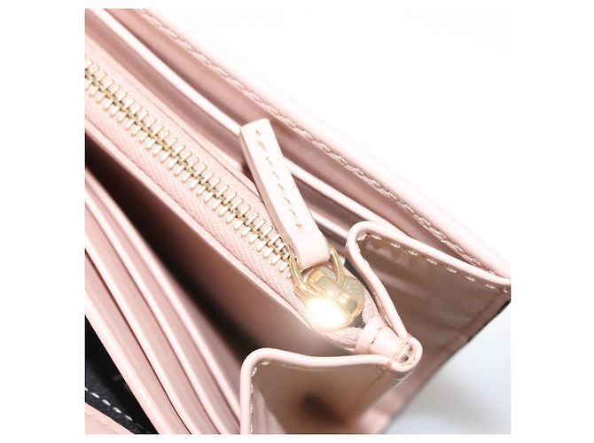 FENDI Portafoglio Lungo in Pelle Rosa Oro Auth 148474 D'oro - vista 20