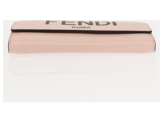 FENDI Portafoglio Lungo in Pelle Rosa Oro Auth 148474 D'oro - vista 6
