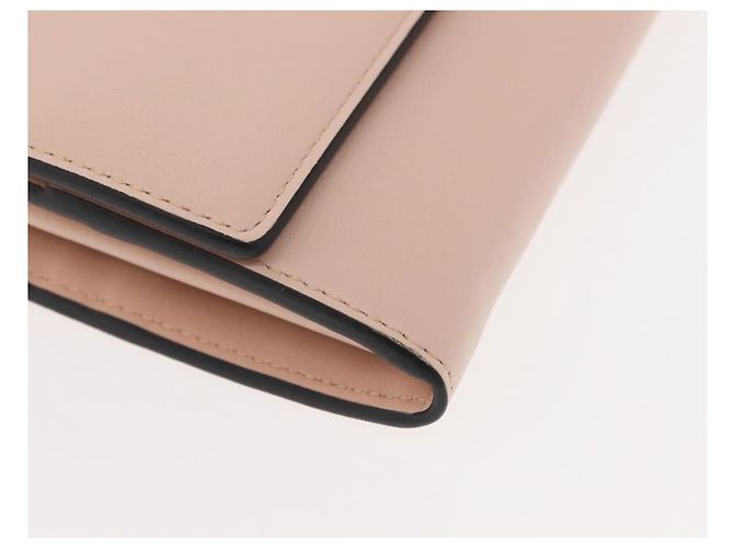 FENDI Portafoglio Lungo in Pelle Rosa Oro Auth 148474 D'oro - vista 7