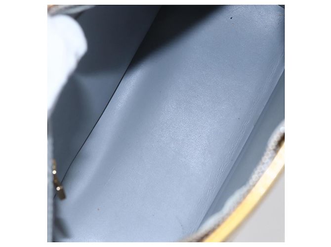 LOUIS VUITTON Borsa a Mano Monogram Vernis Houston Grigio M91053 LV Auth th6530 - vista 11