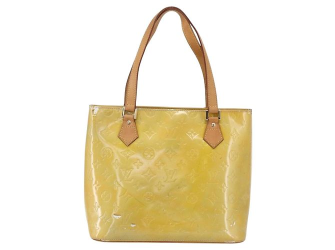 LOUIS VUITTON Borsa a Mano Monogram Vernis Houston Grigio M91053 LV Auth th6530 - vista 13