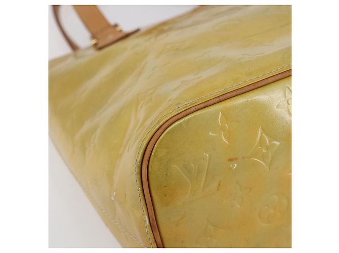 LOUIS VUITTON Borsa a Mano Monogram Vernis Houston Grigio M91053 LV Auth th6530 - vista 16