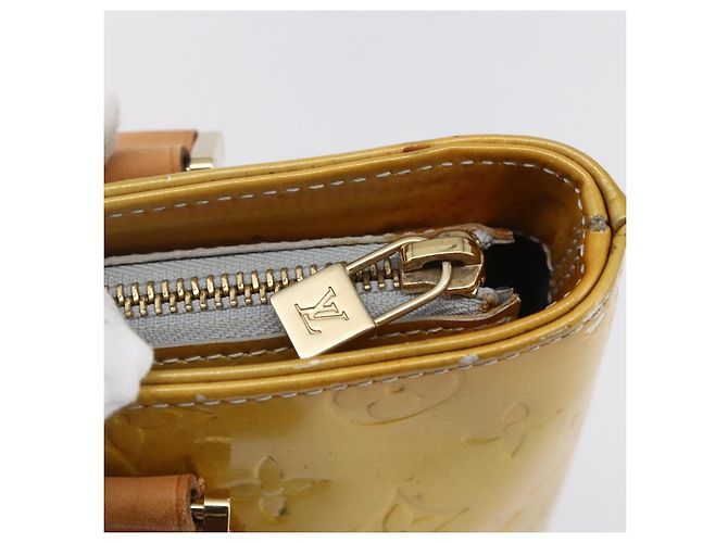 LOUIS VUITTON Borsa a Mano Monogram Vernis Houston Grigio M91053 LV Auth th6530 - vista 18
