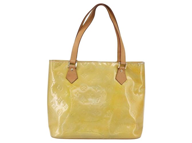 LOUIS VUITTON Borsa a Mano Monogram Vernis Houston Grigio M91053 LV Auth th6530 - vista 2