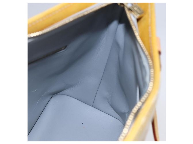 LOUIS VUITTON Borsa a Mano Monogram Vernis Houston Grigio M91053 LV Auth th6530 - vista 21