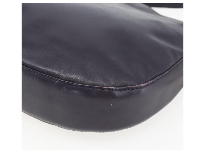 BALLY Bolsa de Ombro de Couro Roxa Dourada Auth bs31439 Dourado Roxo - vista 12