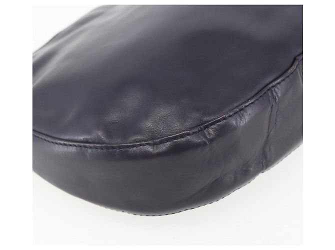 BALLY Bolsa de Ombro de Couro Roxa Dourada Auth bs31439 Dourado Roxo - vista 13