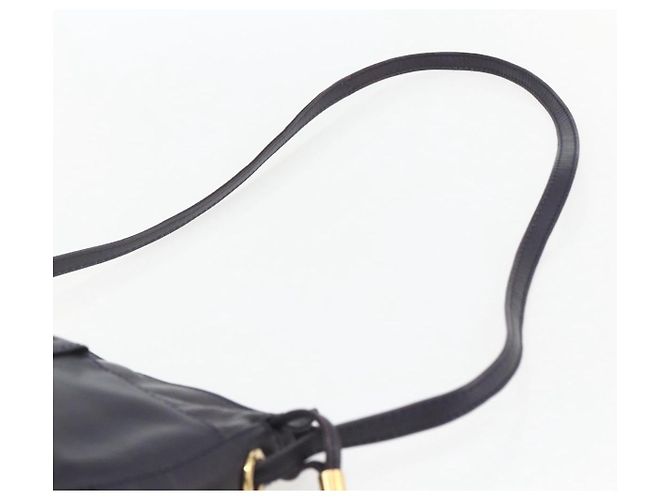 BALLY Bolsa de Ombro de Couro Roxa Dourada Auth bs31439 Dourado Roxo - vista 8