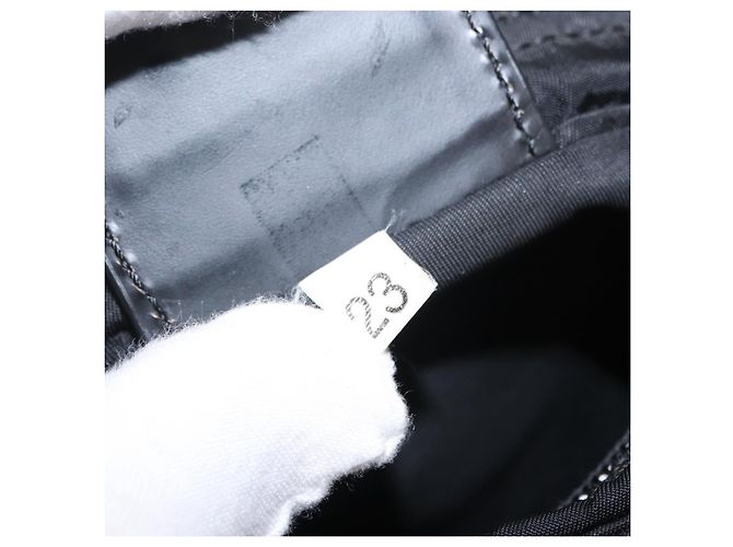 Borsa a Spalla PRADA in Nylon Nero Argento Autentica bs31365 - vista 12