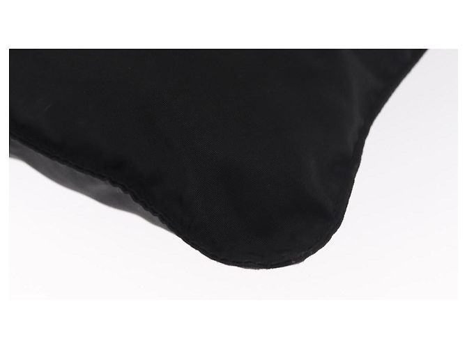 Borsa a Spalla PRADA in Nylon Nero Argento Autentica bs31365 - vista 14