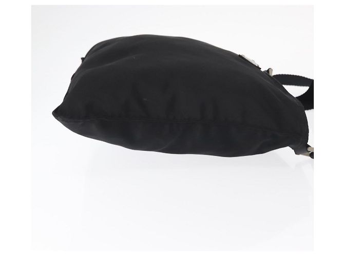 Borsa a Spalla PRADA in Nylon Nero Argento Autentica bs31365 - vista 3