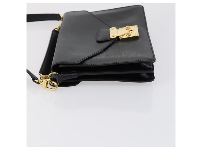 LOUIS VUITTON Clutch Biface Epi Nero M52322 LV Auth mr1641 - vista 4