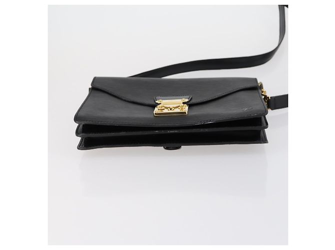 LOUIS VUITTON Clutch Biface Epi Nero M52322 LV Auth mr1641 - vista 5
