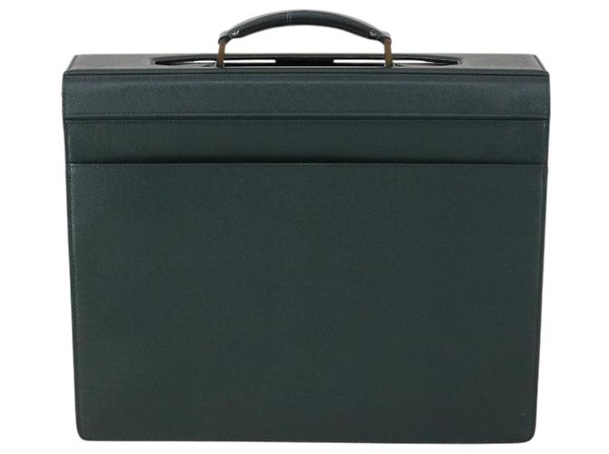 LOUIS VUITTON Taiga Pilot Case Ural Borsa da Lavoro Épicea M30024 LV Auth bs31099 - vista 2
