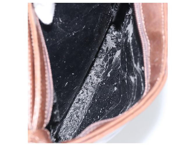 Gucci Borsa a Spalla in Pelle Marrone Argento Auth 151611 - vista 23