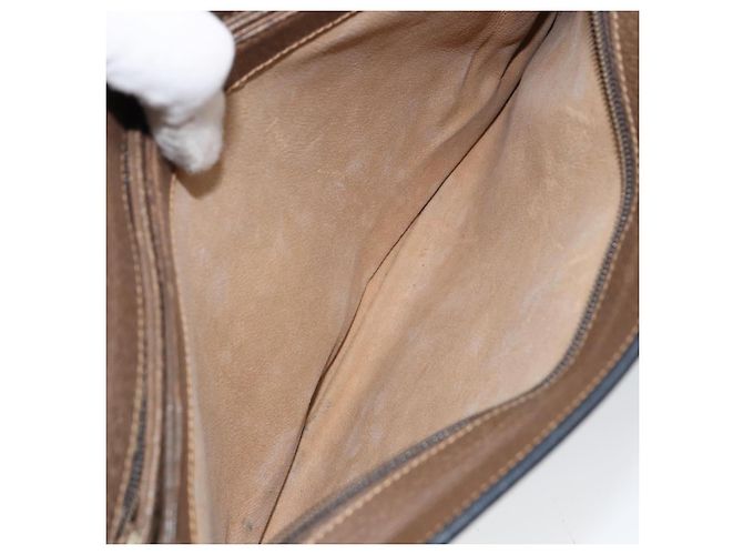 Borsa Sherry Line GG Supreme Web di GUCCI in PVC beige e oro 904 02 013 Auth ep12043 D'oro - vista 23