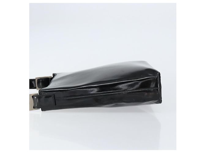 Borsa a Spalla Vala Smalto Nero Argento Salvatore Ferragamo Auth bs31356 - vista 5