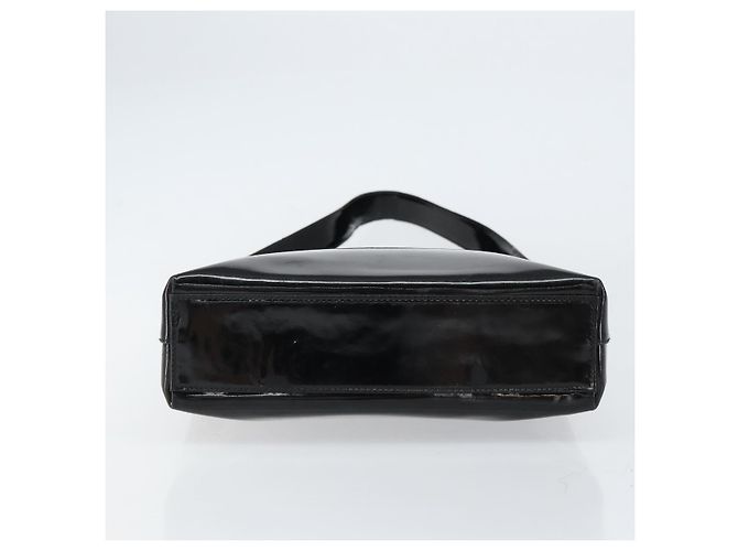 Borsa a Spalla Vala Smalto Nero Argento Salvatore Ferragamo Auth bs31356 - vista 9