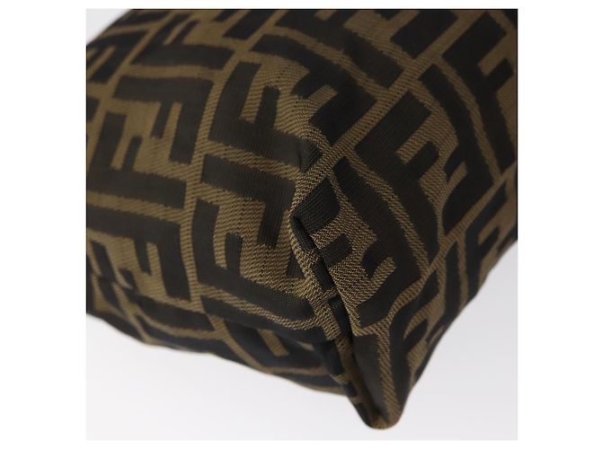 FENDI Zucca Canvas Tasche Schwarz Braun Auth am9590 - Ansicht 15