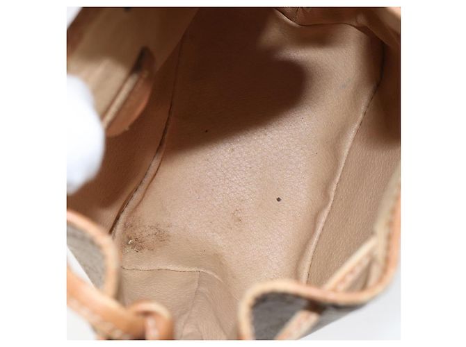 Céline Borsa a Spalla in Tela Macadam CELINE Beige Auth BA8004 - vista 11