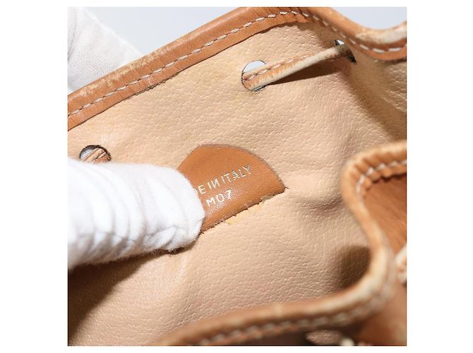 Céline Borsa a Spalla in Tela Macadam CELINE Beige Auth BA8004 - vista 12