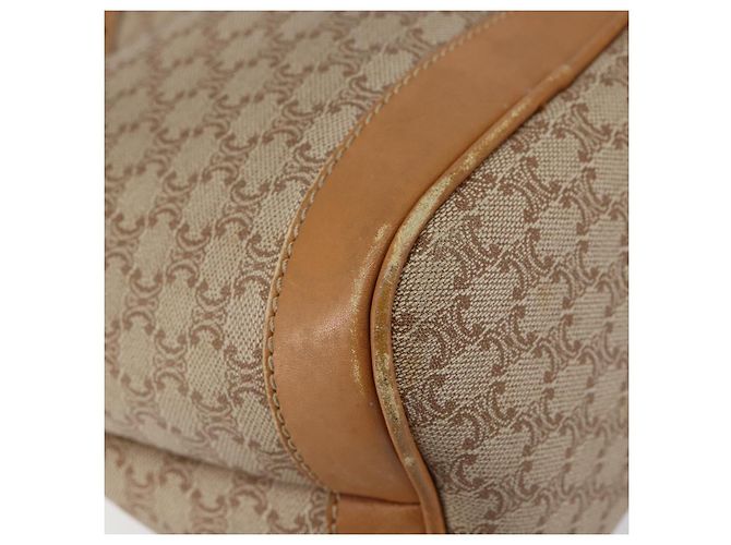 Céline Borsa a Spalla in Tela Macadam CELINE Beige Auth BA8004 - vista 16