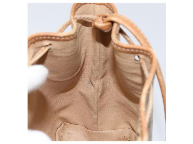 Céline Borsa a Spalla in Tela Macadam CELINE Beige Auth BA8004 - vista 20