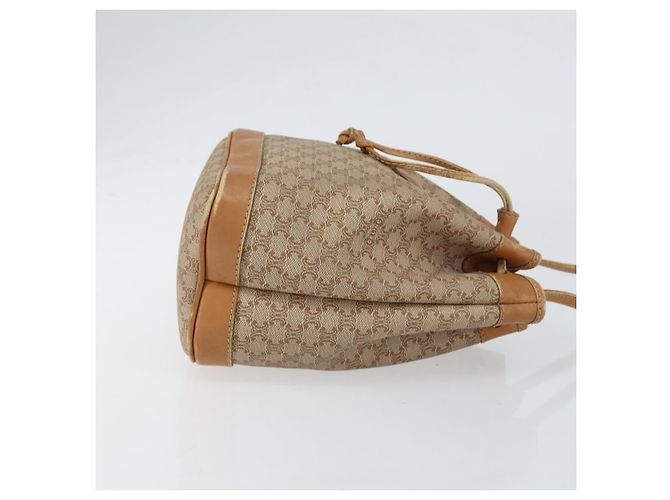 Céline Borsa a Spalla in Tela Macadam CELINE Beige Auth BA8004 - vista 3