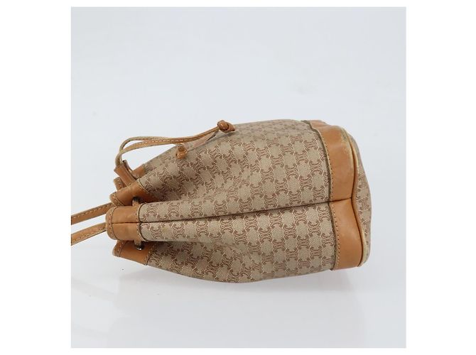 Céline Borsa a Spalla in Tela Macadam CELINE Beige Auth BA8004 - vista 4