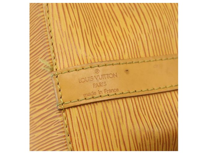 Noe LOUIS VUITTON Borsa a Spalla Petit Noé Epi Gialla M44109 LV Auth BA7921 Giallo - vista 17
